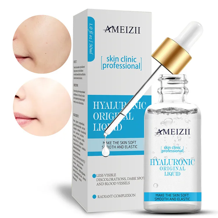 

AMEIZII Face Serum Private Label Hyaluronic Acid Serum Skincare Moisturizing Essence Anti Aging Vitamins C Hydra Facial Solution