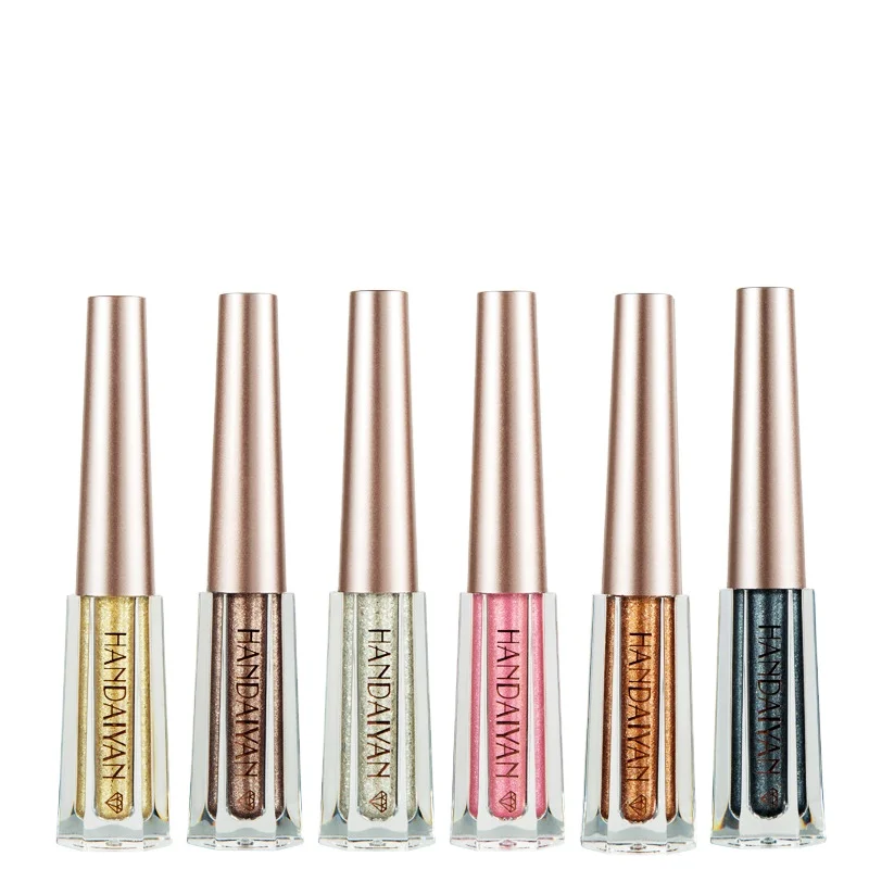 

High Pigment Diamond Organic Liquid Eye Shadow Makeup Private Label Glitter Liquid Eyeshadow Universal Private Label Cometics, 10 colors