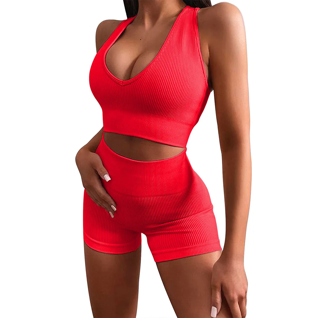 

Fashion Fitness Customize Logo Custom 2020 Womens 2021 Two Piece Long Sleeve Yoga Sets