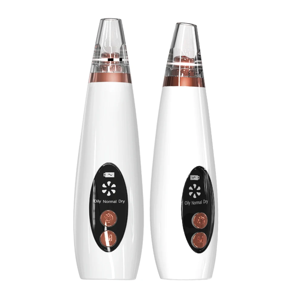 

High Quality Beauty Equipment Electric Portable Handheld Deep Clean Suction Whitehead Acne Pore Cleaner Black Head Remover, White