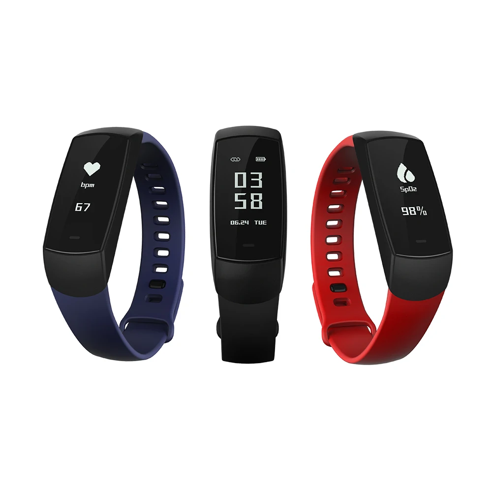 Wearable Technology IP67 V09 fitness band blood oxygen hear rate variability calorie health tracker smart band smart bracelet