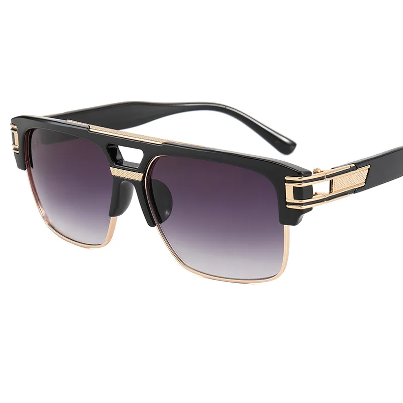 

Fashion PC anti-glare sunglasses retro trend anti-UV safety glasses outdoor leisure men shades sunglasses, As the picture shows