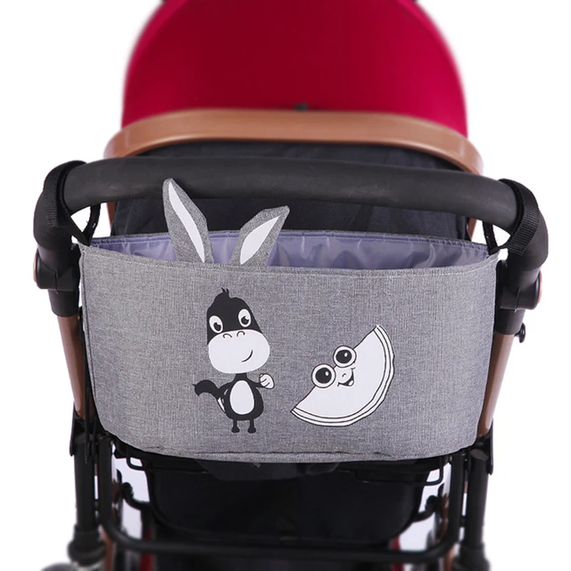 

Cute 3D animal design portable cart diaper bag ethan and emma universal baby bag stroller organizer bag with cup holder, 6 colors