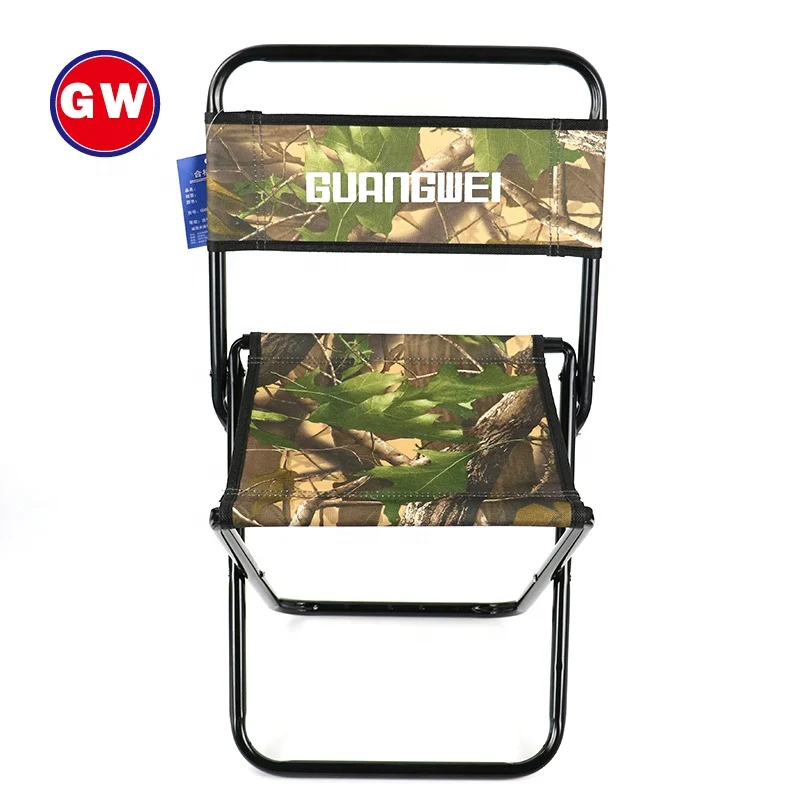 

Guangwei Outdoor Heavy Duty Fishing Chair Folding Camping Stool folding seat