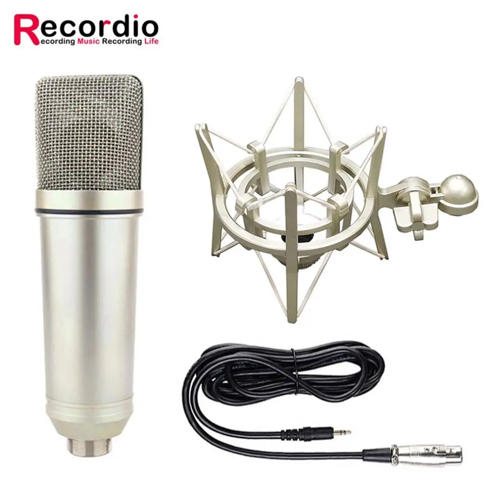 

GAM-U87 Hot Selling Mic Condenser Microphone With Low Price, Champagne