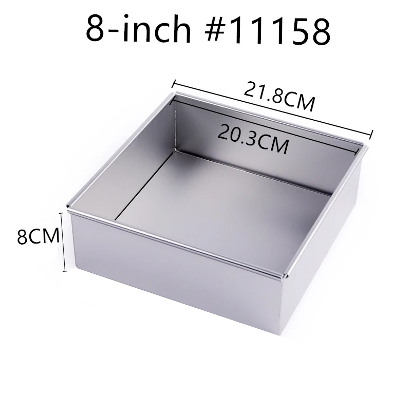 Factory Direct Aluminum Square Cake Pan With Removable Bottom For ...