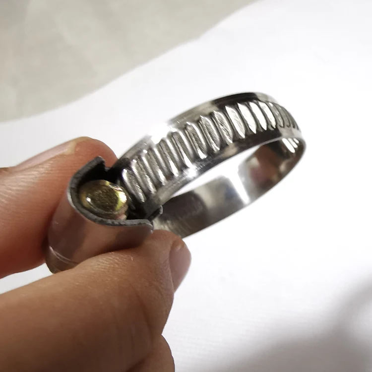 
High Quality Robust Stainless Steel Germany Type Worm Drive Hose Clamp 
