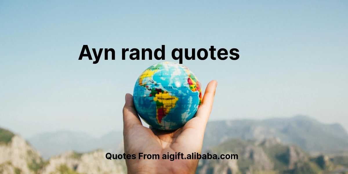 ayn rand quotes