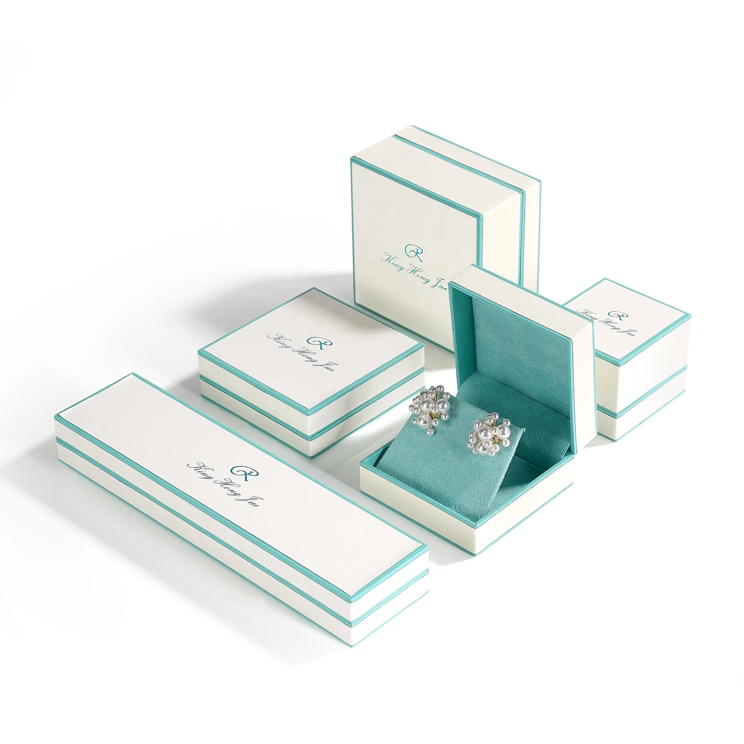 

Accept custom own band and logo graceful jewelry gift box packaging, Cmyk