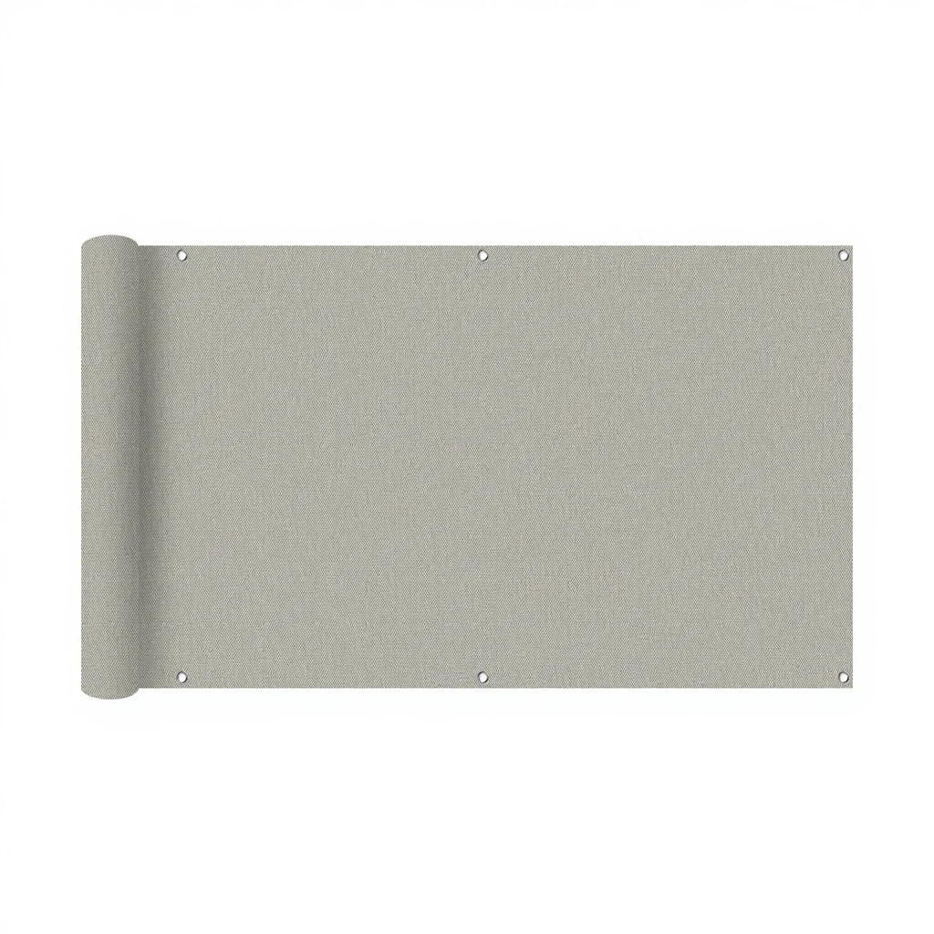 160gsm PES Gray Waterproof Windproof Patio Fence Backyard Porch Balcony Privacy Screen Cover Net Garden Shading Shade Cloth