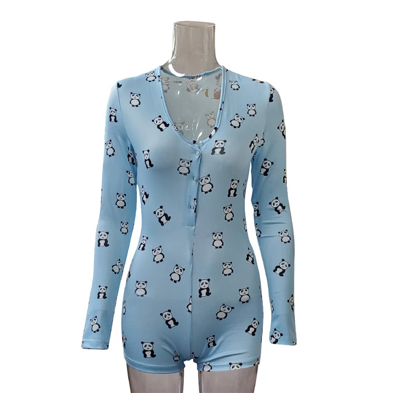 

wholesale long sleeve pajama sleepwear onsies adult panda onesie for women