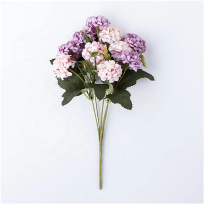 

Cheap Silk Preserved Rose Artificial Flower Wedding Living Room Decoration Wreath, Pink/milk pink/purple/blue