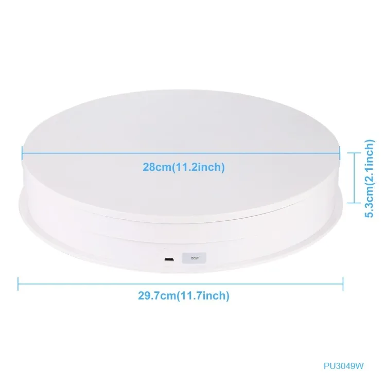 

PULUZ 30 CM USB electric rotating turntable video shooting Props Turntable for Photography display stand