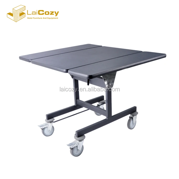 Hotel Folding Room Service Trolley Hot Box Hot Food Room Service Table