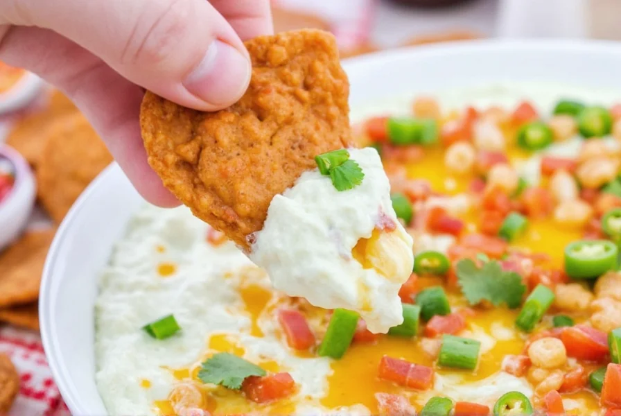 Final dish with ranch dip served on plate