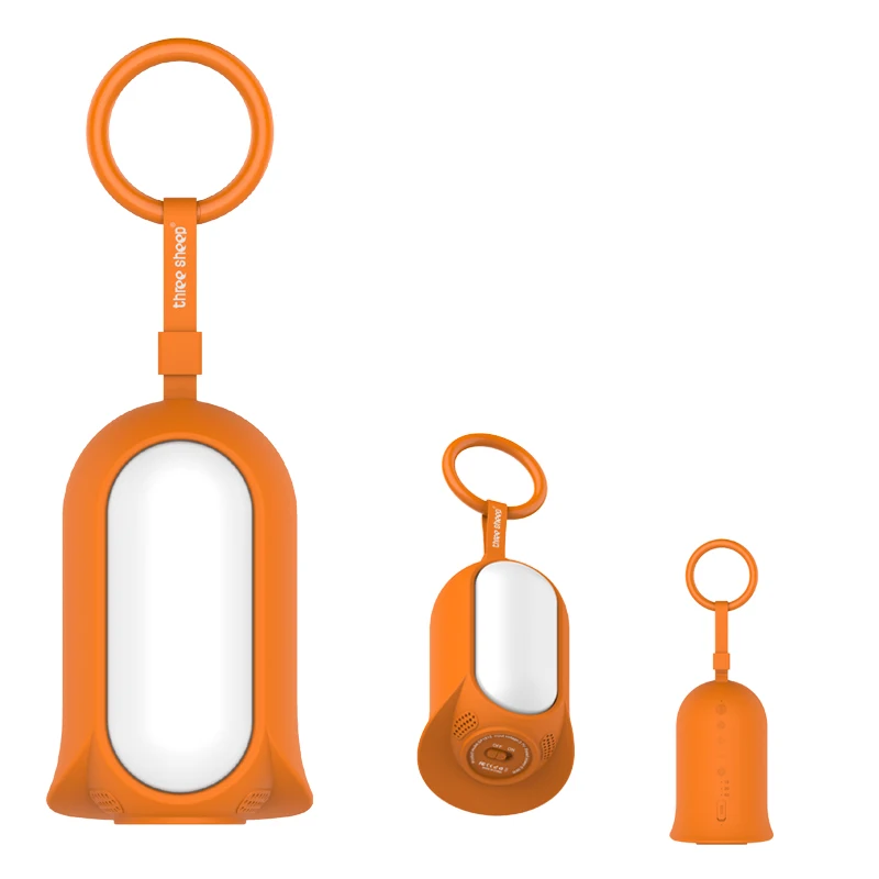 

New Product 2020 Popular Food Silicone Baby Sleeping White Noise Soothing Sound Toy with Music, Orange/grey white