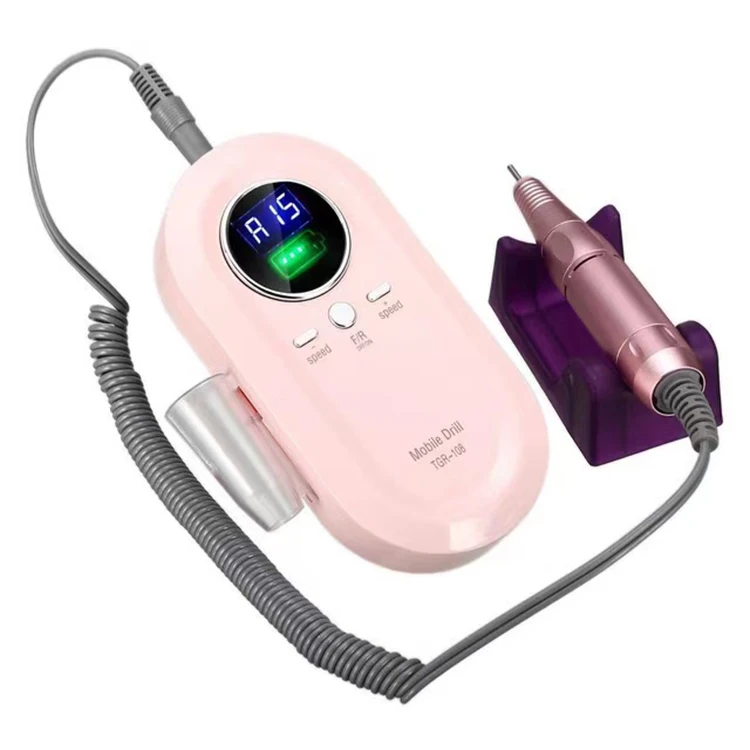 

Electric Acrylic Nail Art Drill File Manicure Pedicure Grooming Kit Bits Professional Salon Machine Fast Machine Manicure