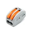 QWT 2 poles electrical cable equivalent pct 222-412 plug 212 push in wire lever nut quick electrical wagos 222 connectors