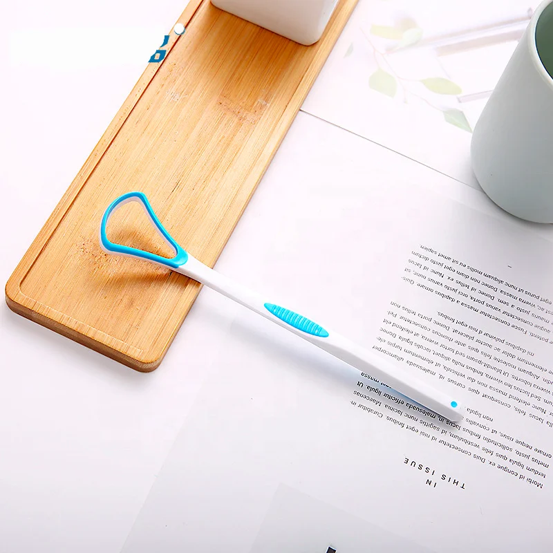 
Disposable Comfortable Massage Rubber Tongue Cleaner 