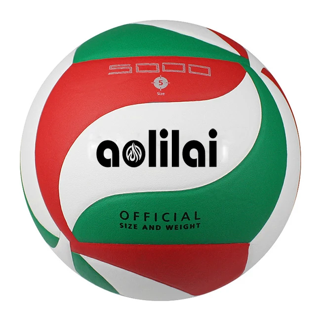 

pallavolo beach indoor outdoor Superfine high quality PU 18 Panels Size 5 customiize logo Aolilai V5M 5000 volleyball, Customize color