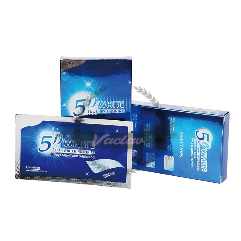 

CE 28PCS Custom Logo Natural Anti allergy 5D Advanced Teeth Whitening Strips Multiply Flavors Teeth Whitening Strips
