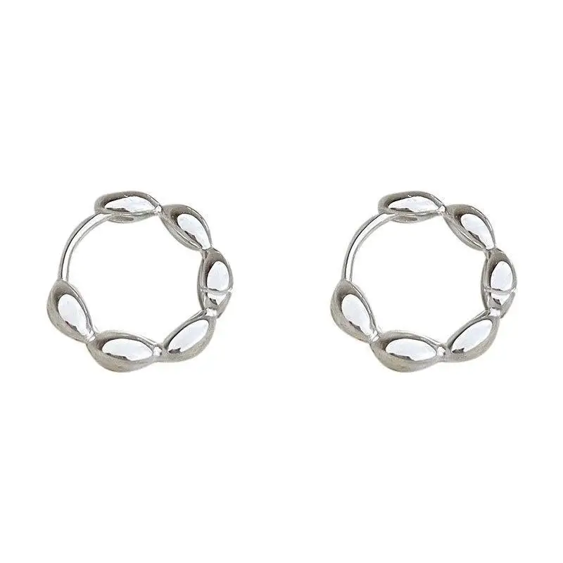Factory Wholesale 2023 NEW Fashion Earring 925 Silver Hoop Custom   Olive Fashion Earring Jewelry Women