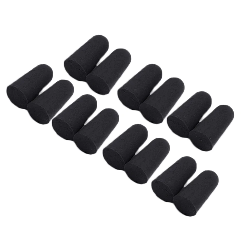 

10 Pairs Comfort Soft Foam Ear Plugs Tapered Travel Sleep Noise Reduction Prevention Earplugs Sound Insulation Ear Protection