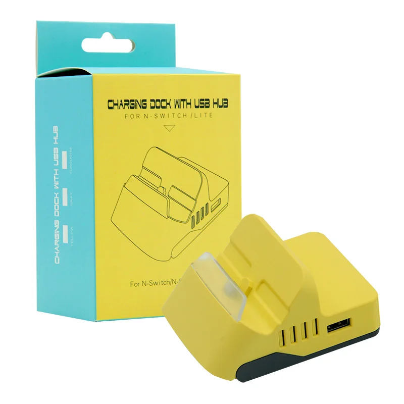 
Multifunction game console charging dock with usb hub for n-switch/switch lite 