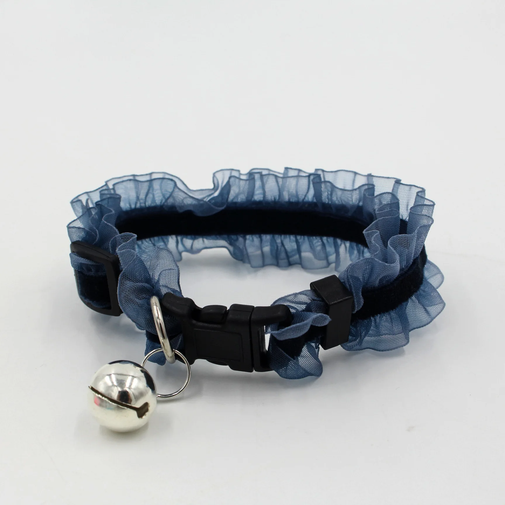 

Custom wholesale small pets dog cat accesories collar bell necklace supplies, Blue