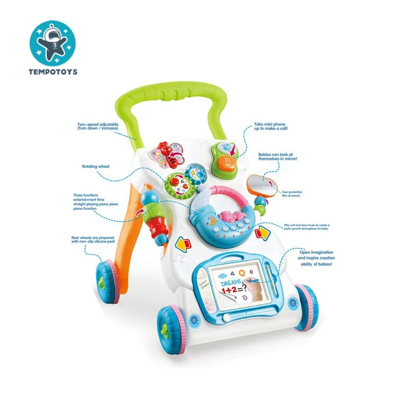 

2020 Baby 3 In 1 Musical Learning Activity Walkers For Baby With Lights