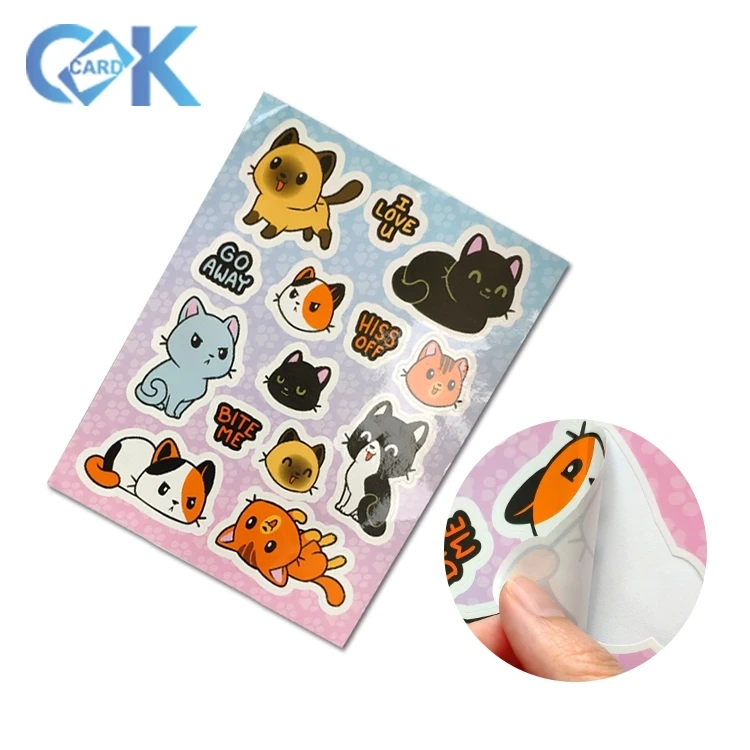 
OEM custom Printing Paper Stickers Label 