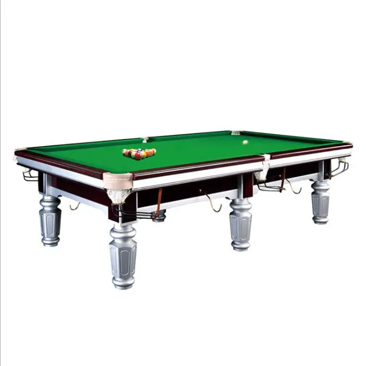 

Colorful Ball 8ft Pool Snooker Outdoor Table Slate Set With Billiard Bars Game Set 22 Striped Balls For Snooker Gams, Green+blue+red