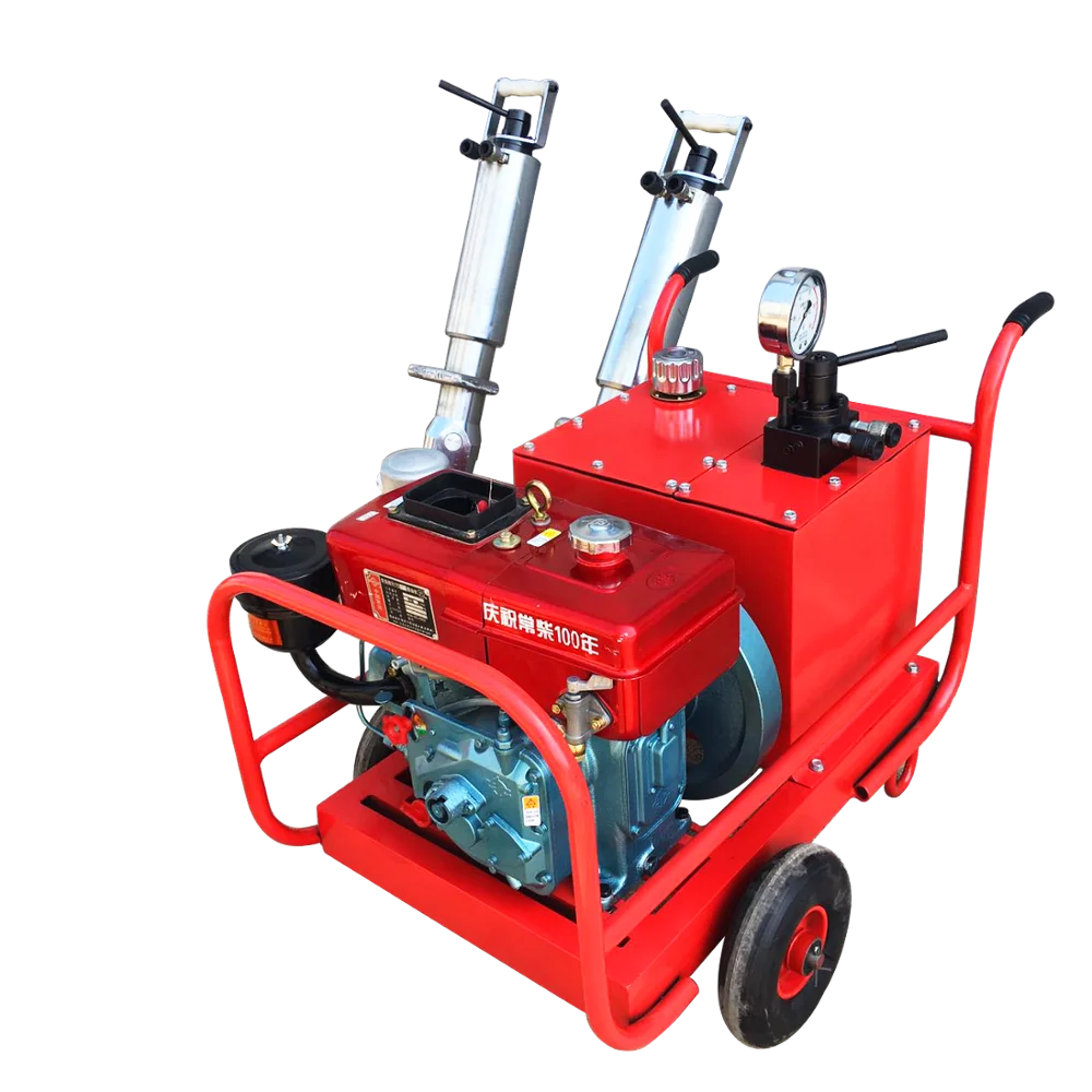 
darda hydraulic manual rock splitter machine with gasoline engine 