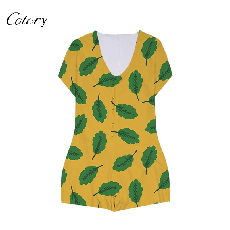 

Colory Plus Size Rompers Womens Summer Sexy Adult Onesie, Picture shows