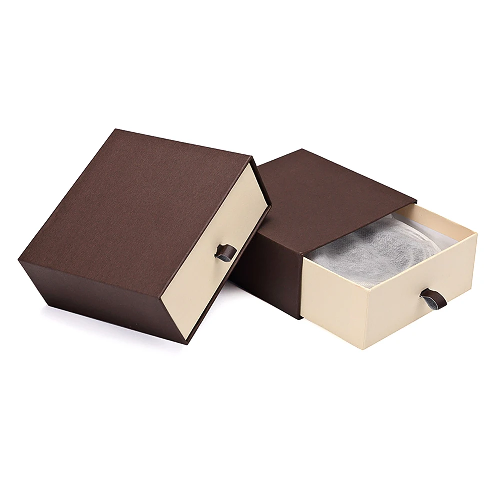 vobaga定制印刷logo豪华纸板滑动抽屉式纸盒包装