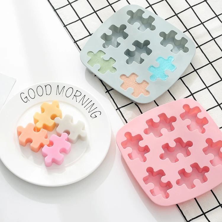 

Spot silicone creative ice making lattice mold microwave oven baking chocolate puzzle making biscuit tool, As picture or as your request