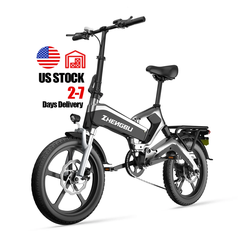 

Zhengbu New 20inch K6 professional 7speed 22mph electric bicycle long range 31miles folding bike ebike moped