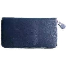 Пробка Деревянный RFID кошелек для женщин молния вокруг сцепления из натуральной пробки не кожа Vegan подарок