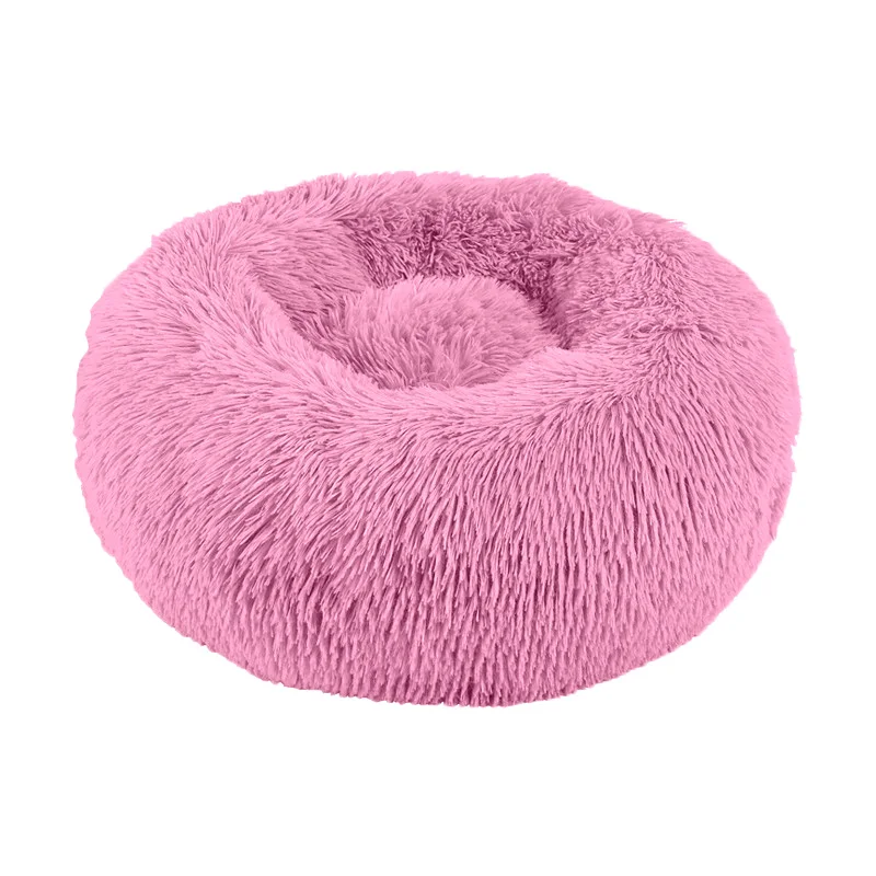 

Custom Superior Quality Multifunctional Waterproof Warm Round Pet puppy Animal plush Donut Cat Bed, White, gray, green, brown, pink, red, purple