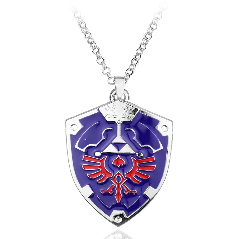 

Game Children Badge Necklace Enamel Shield Alloy Pendants Hollow Out Necklaces Jewelry, Other