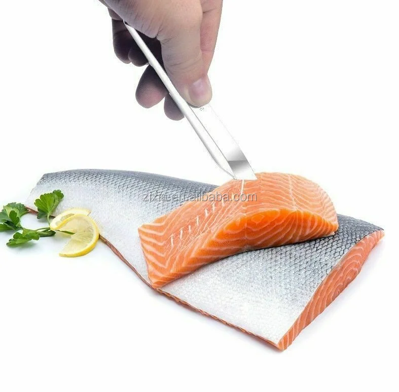 Stainless Fish Scales Scraping Graters Fast Remove Fish Cleaning Peeler Scraper Kitchen Cooking Tool Set