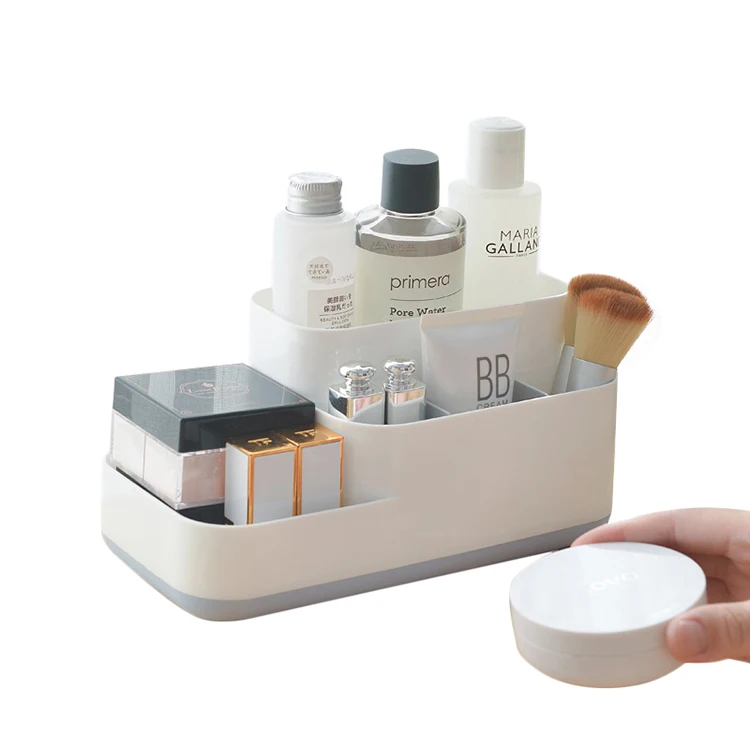 

New Creative Storage Box Can Be Split Grid Organize Cosmetics Desktop Storage Box