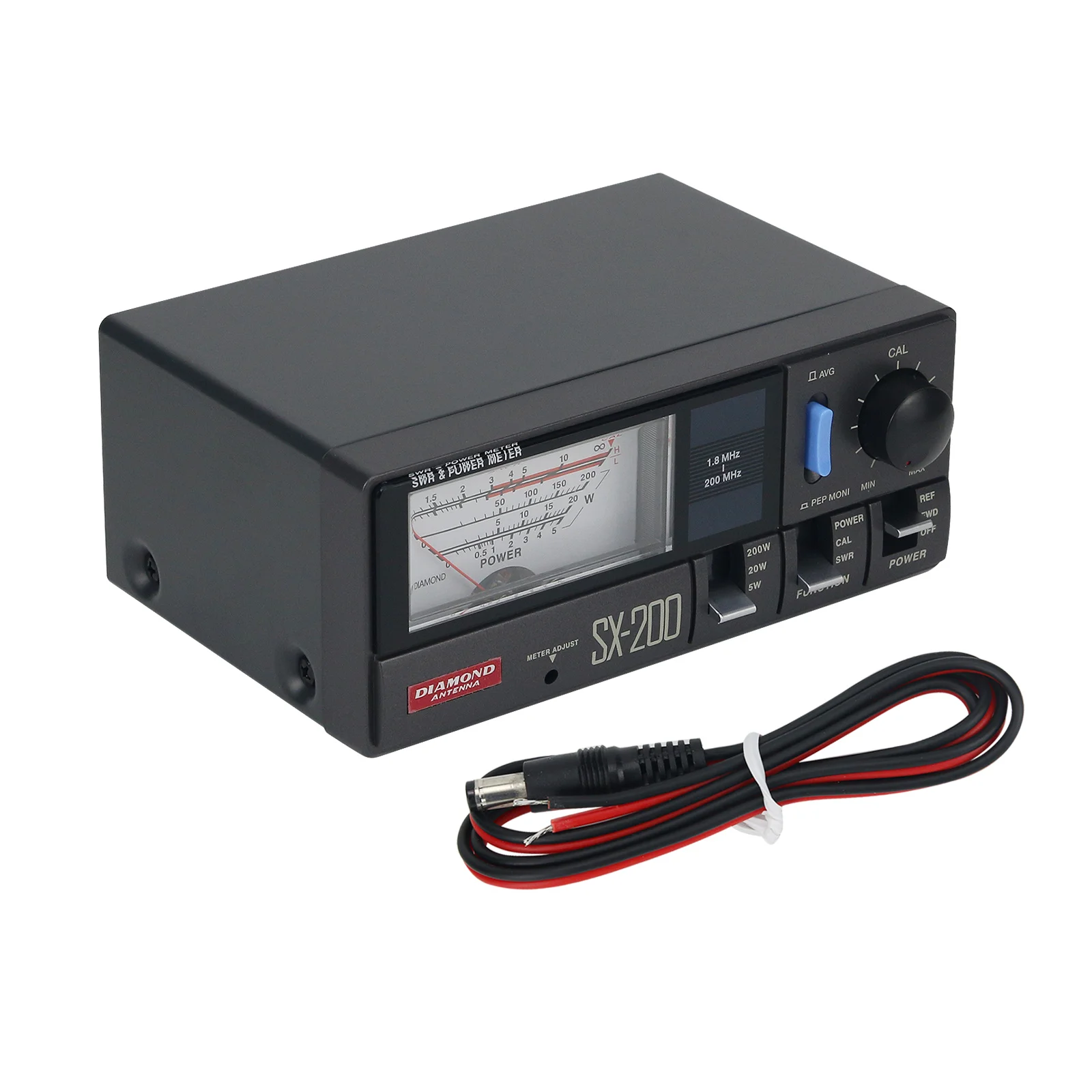 

SX-200 SWR & Power Meter 1.8~200MHz Bands 5W 20W 200W 400W Electronic Meter