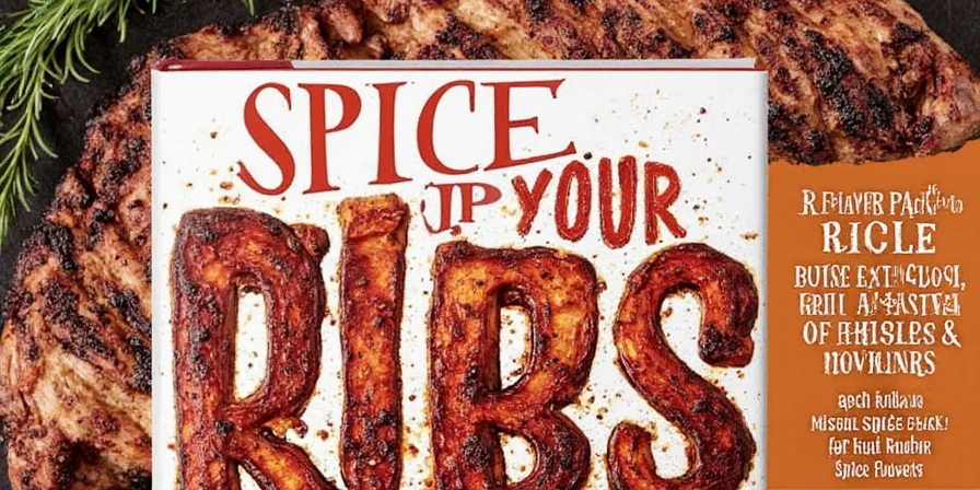 Chef rubbing spice mix into ribs with hands