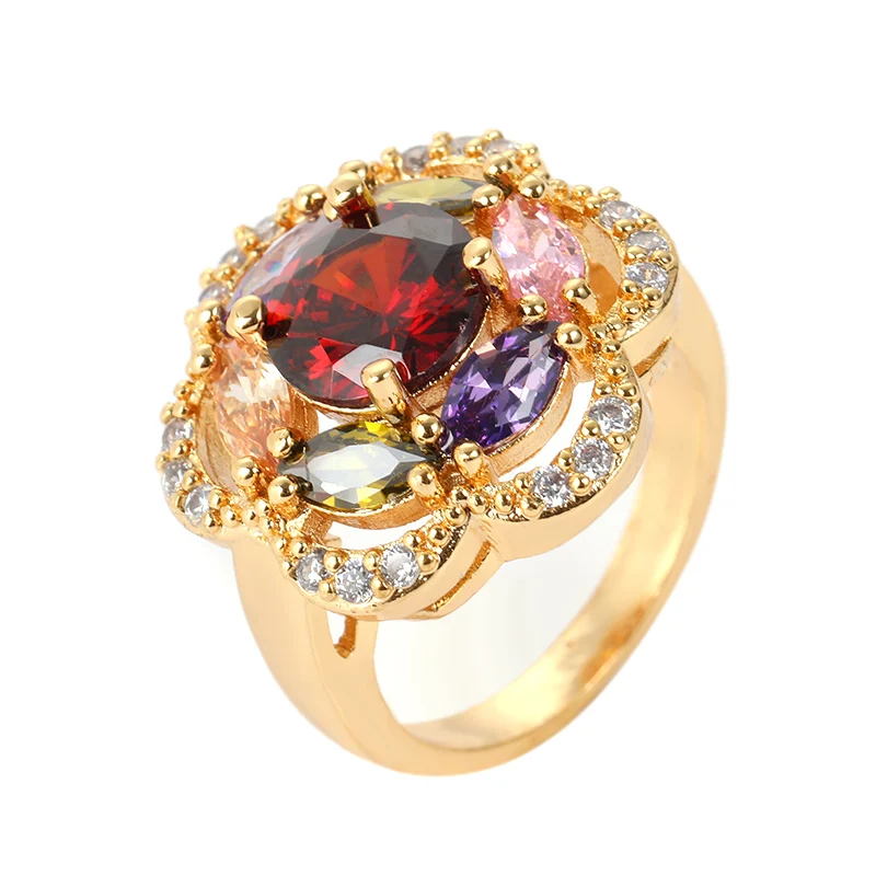

Wholesale moissanite ring with stone gold ring designs for girls