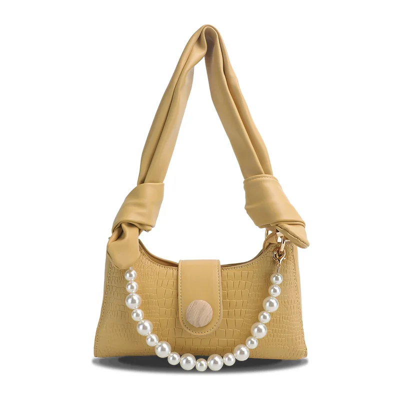 

New Trendy pearl handle Designers Famous Brands Shoulder Tote Hand Bags Women Crossbody Messenger Handbags for women luxury, 4 color option