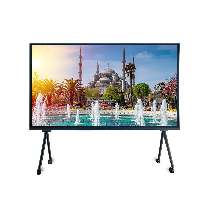 

Brand new factory price 100 inch tv for sale 85 inch tv android smart tempered glass 100 inches tv 4K, Black