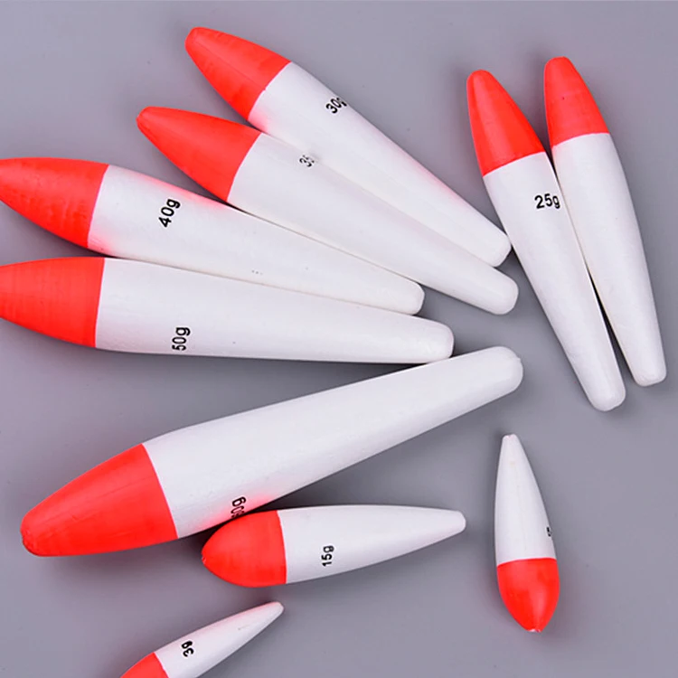 China Supply Eva Foam Fishing Float Fishing Tackle Red And White