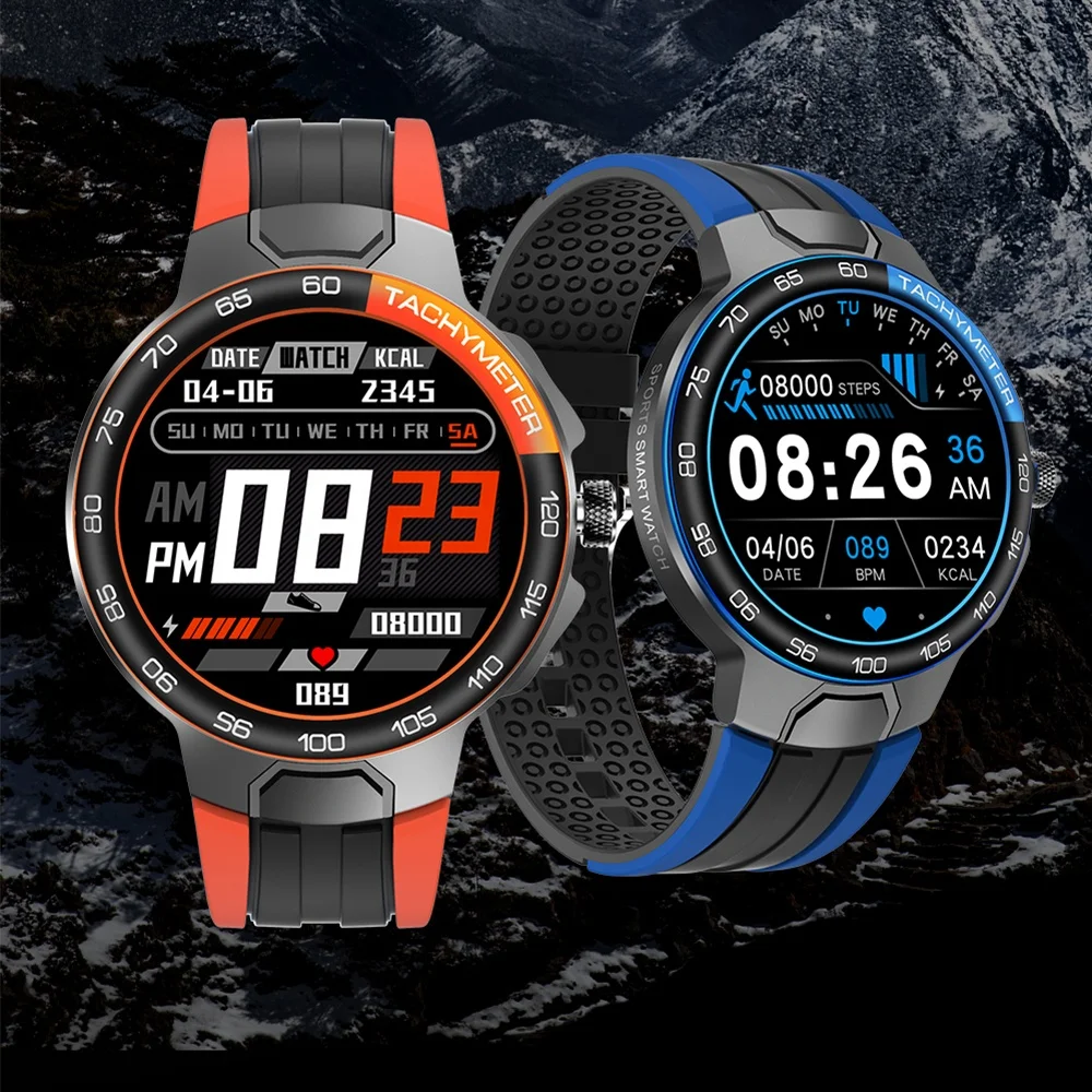 

E15 Smart Watch Men Heart rate and blood pressure detection IP68 Waterproof Weather online Smartwatch watches