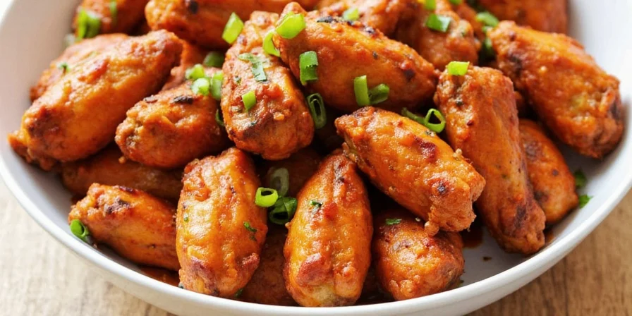 Fusion platter of Indian-Japanese chicken wings